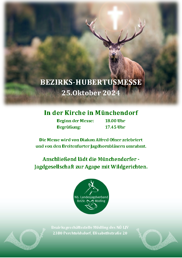 BEZIRKS HUBERTUSMESSE